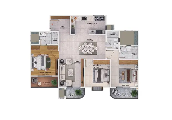 Sattva Vasanta Skye Floor Plan